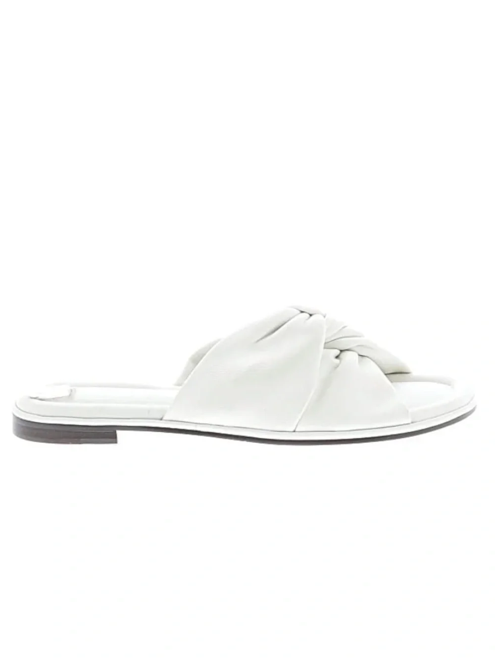 J. Crew MENORCA PADDED TWIST-KNOT SANDALS IN LEATHER